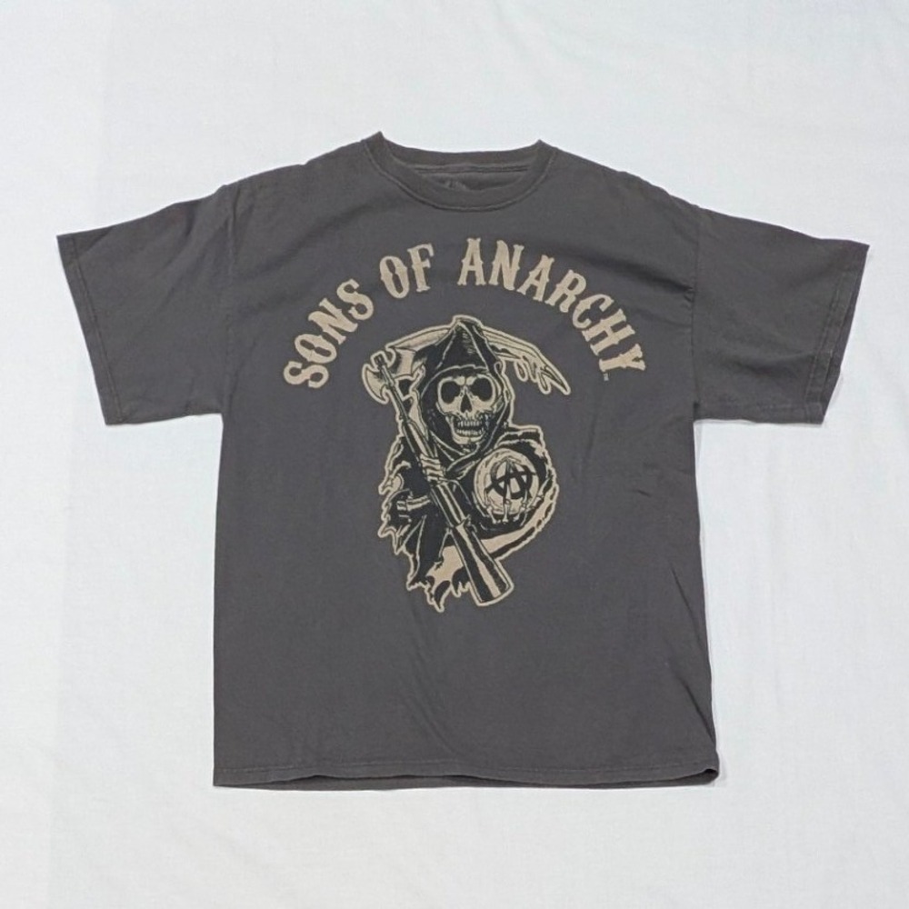 Sons of Anarchy Road Gear Reaper Graphic T-Shirt Mens Large Black Short Sleeve